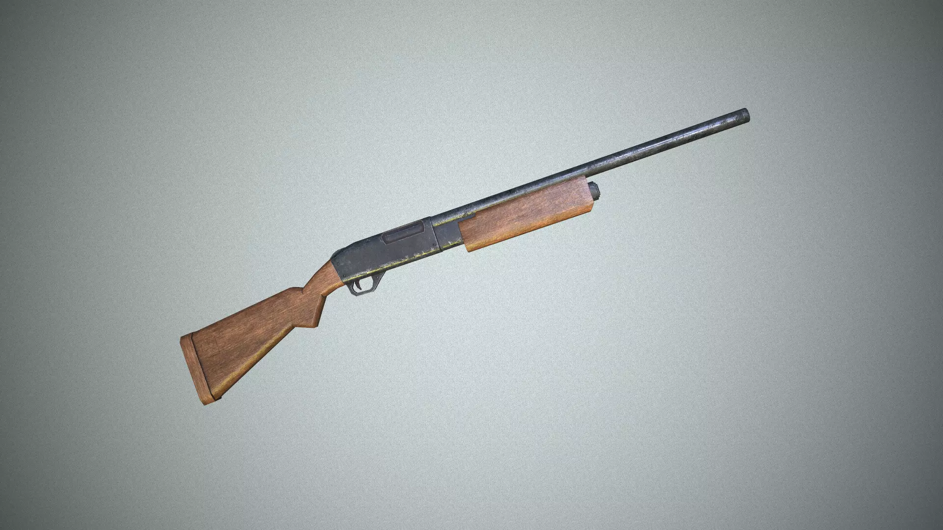 Shootgun shotgun Free low-poly 3D model