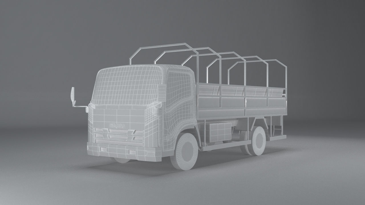 ISUZU ELF  3D model_2