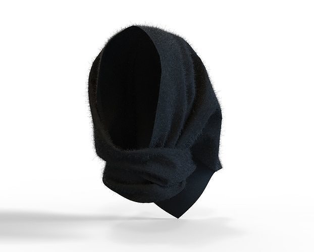Hijab cloak 3D model