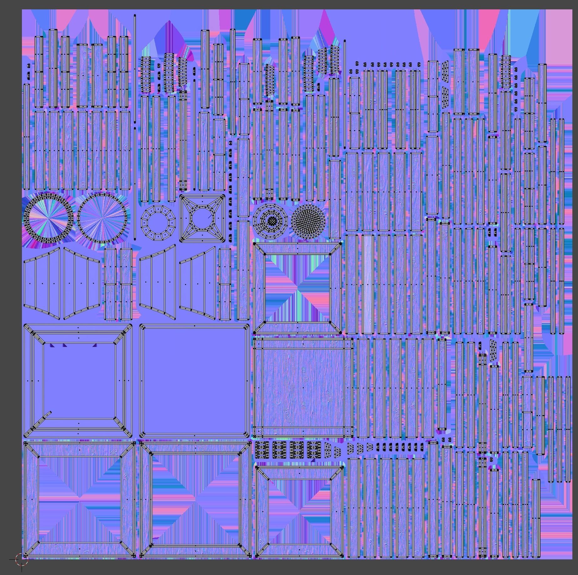 Burning candle in a wooden lantern 3D model_12