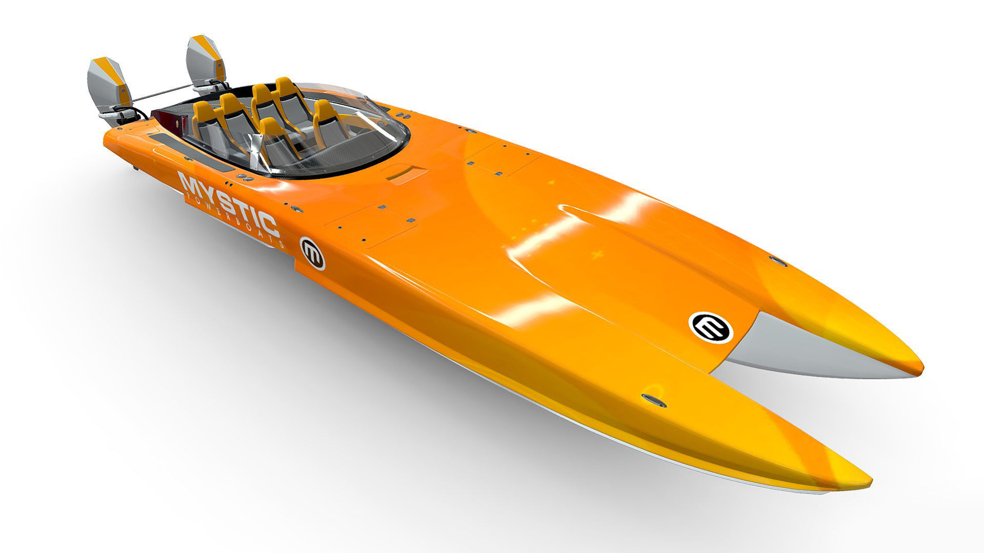 Collection Powerboat  3D model_8