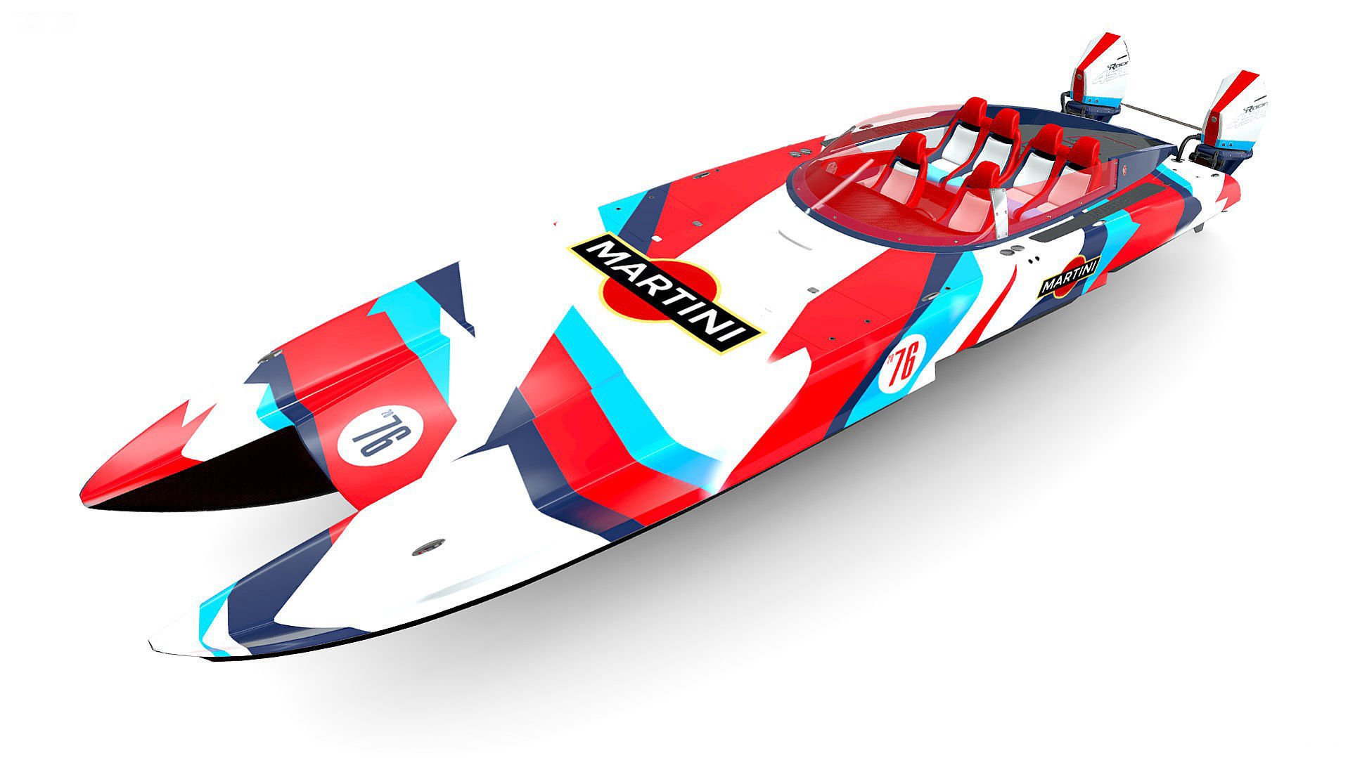 Collection Powerboat  3D model_6