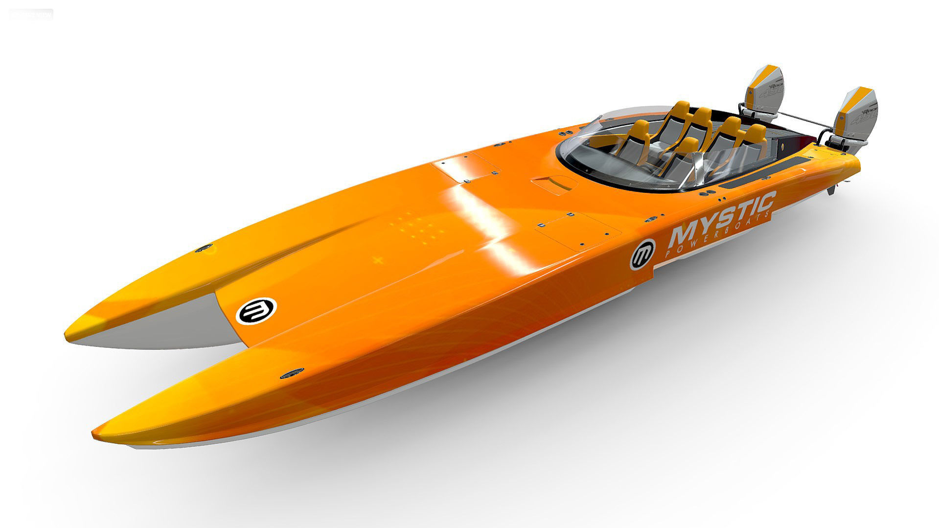 Collection Powerboat  3D model_5