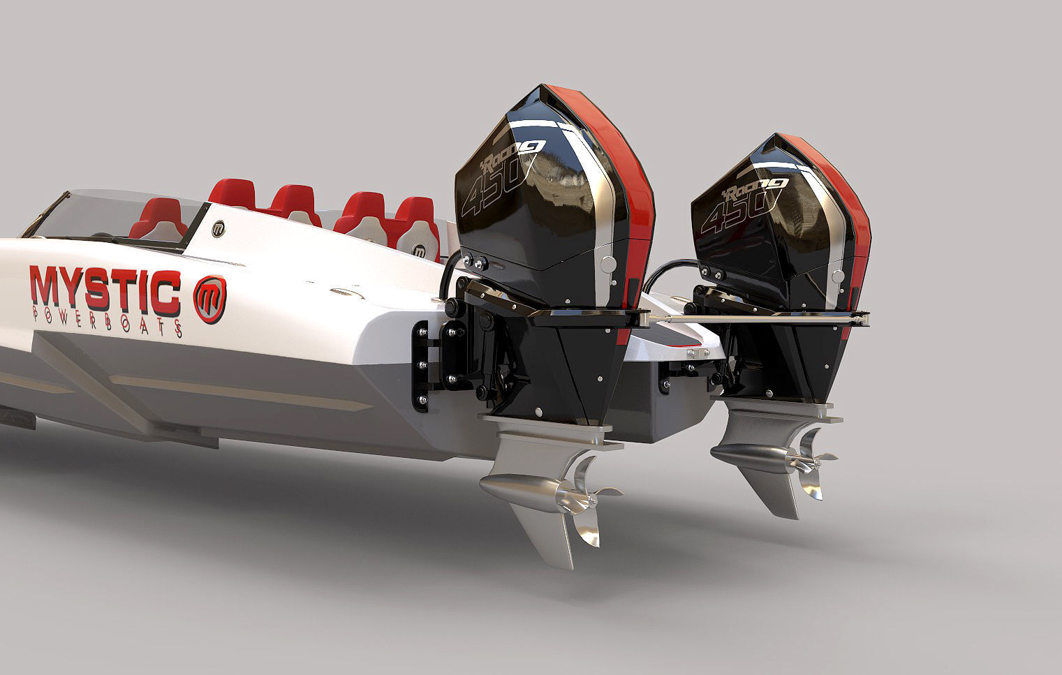 Collection Powerboat  3D model_3