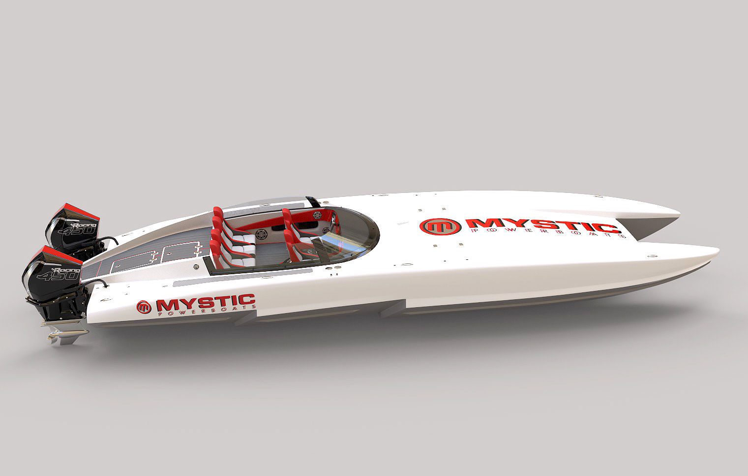 Collection Powerboat  3D model_12