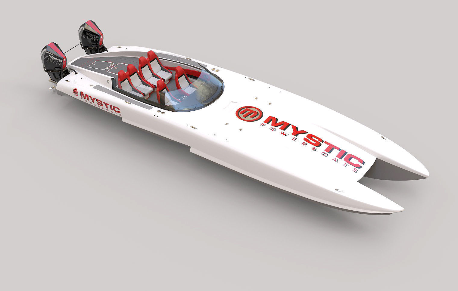 Collection Powerboat  3D model_9