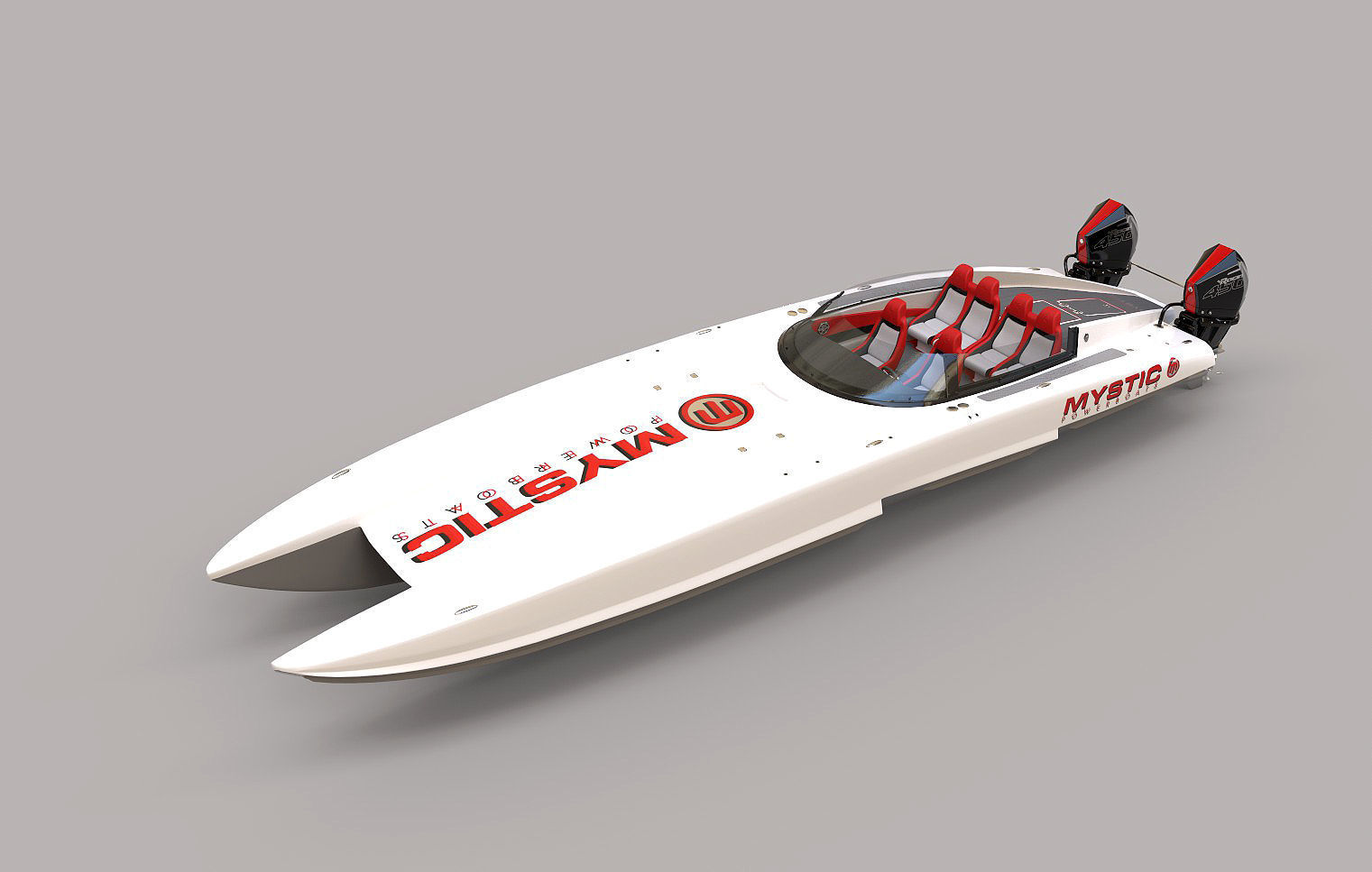Collection Powerboat  3D model_7