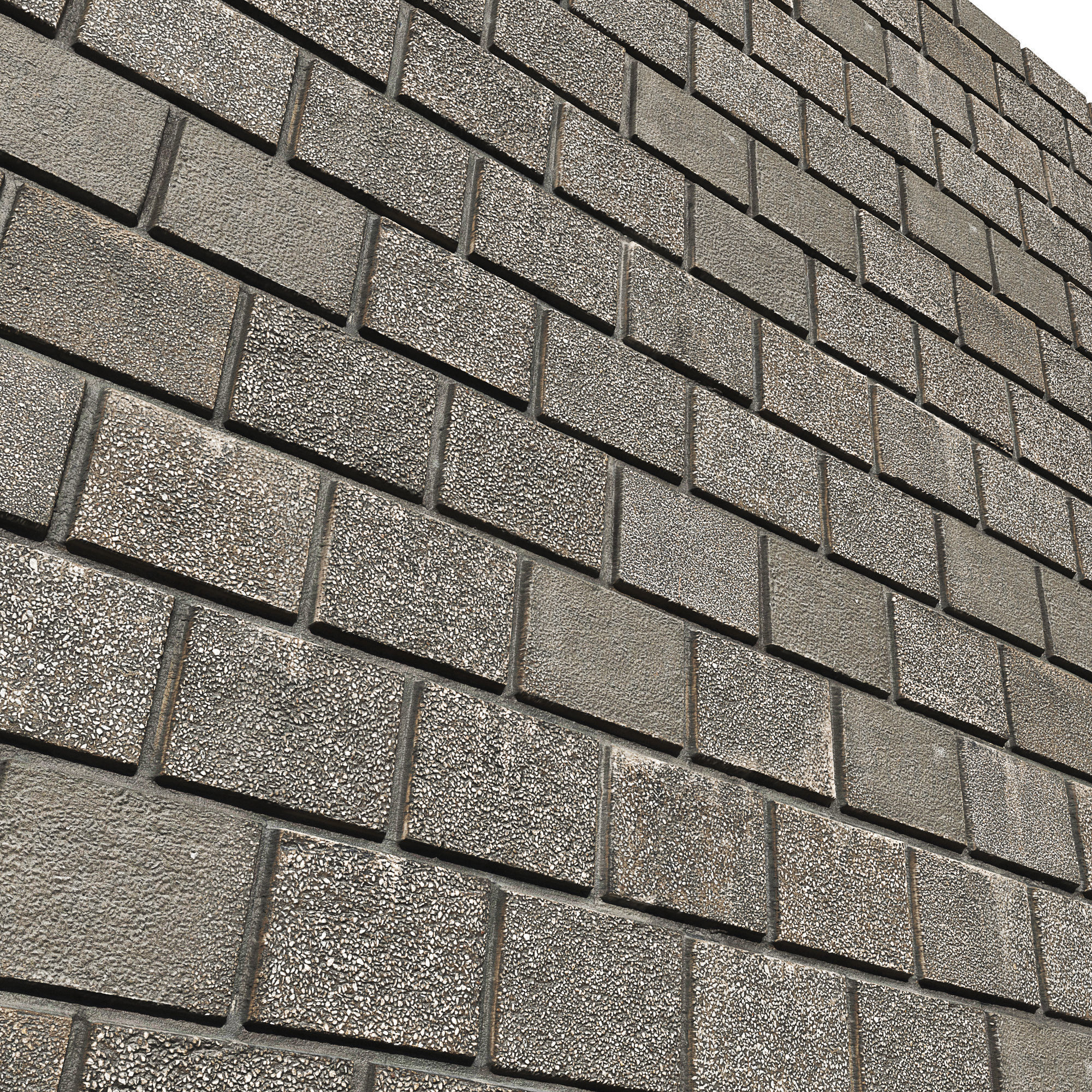 Ultra realistic Brick wall 3D model_2