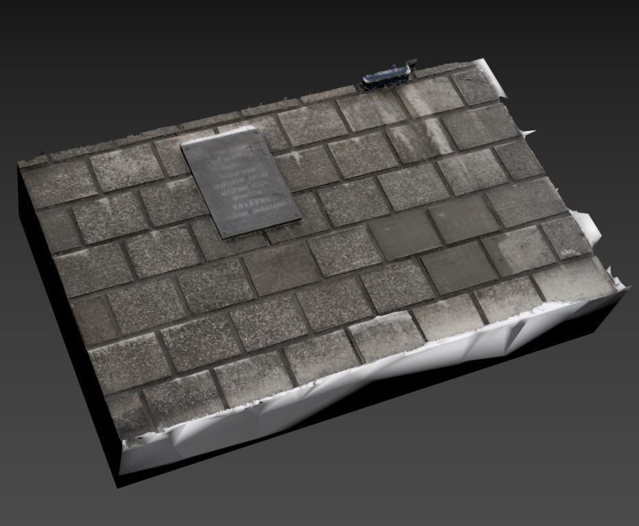 Ultra realistic Brick wall 3D model_7