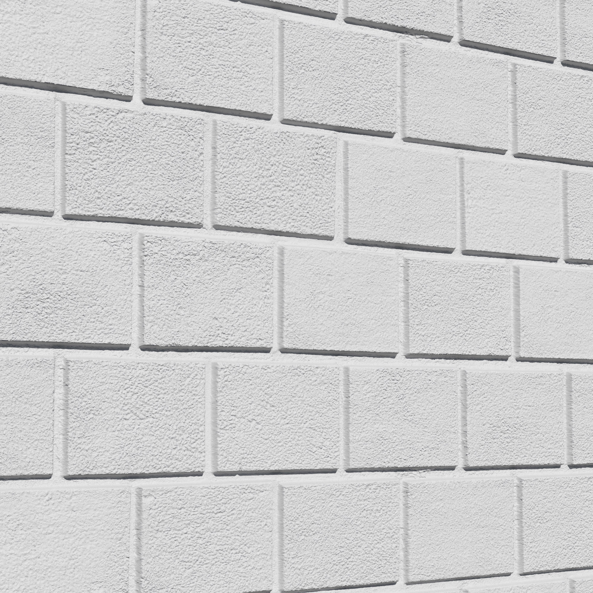 Ultra realistic Brick wall 3D model_3