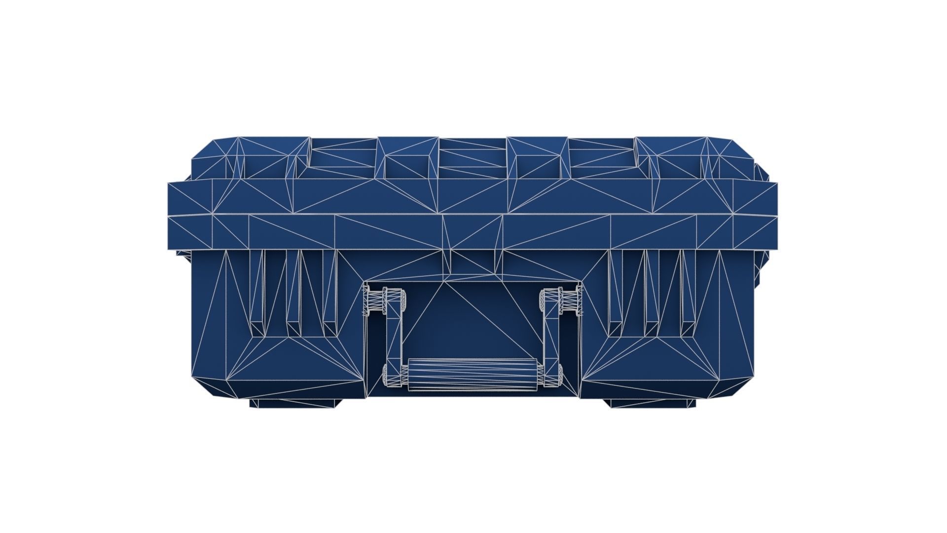 Military Case for Weapons Low-poly 3D model_26