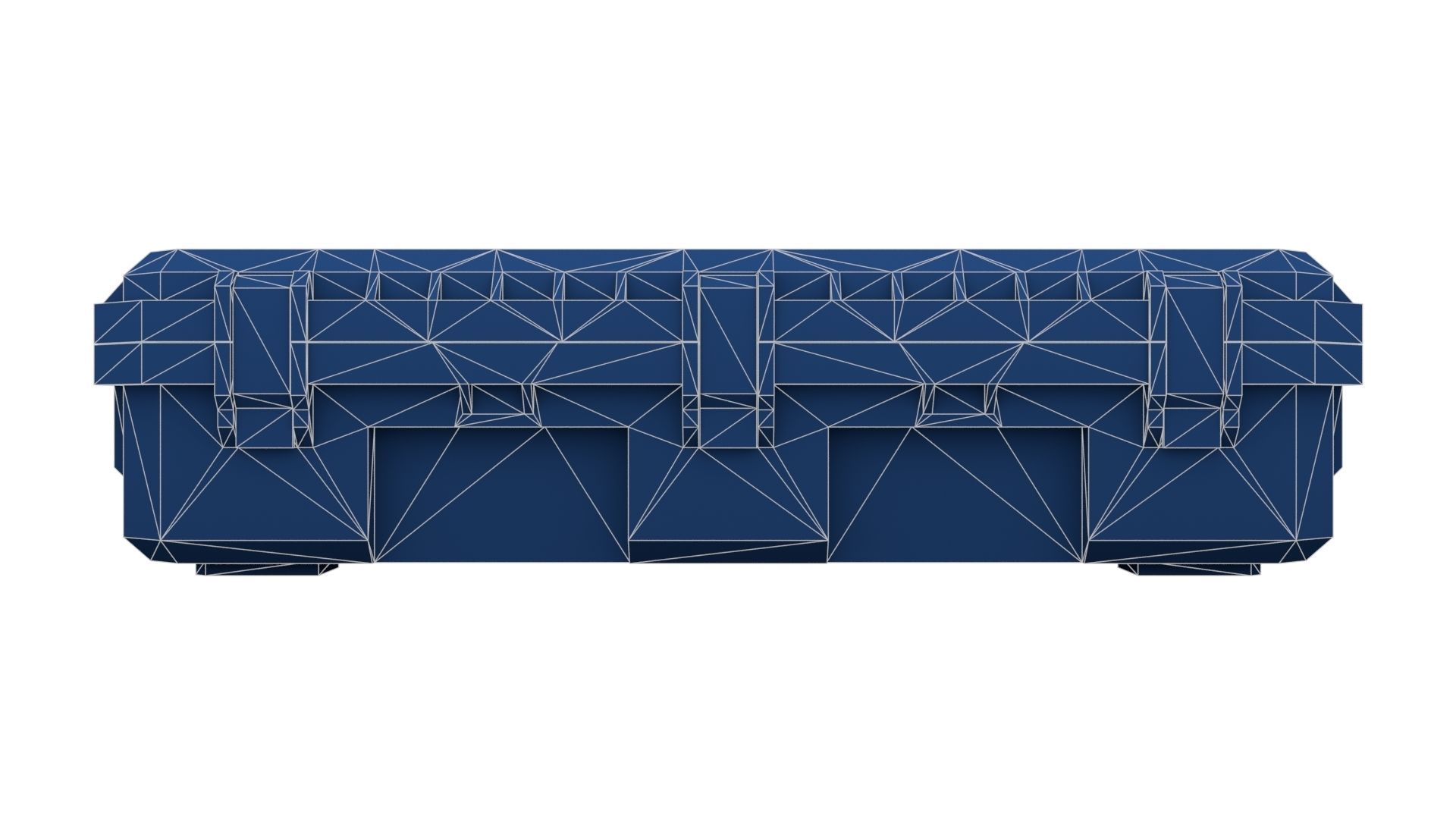 Military Case for Weapons Low-poly 3D model_27