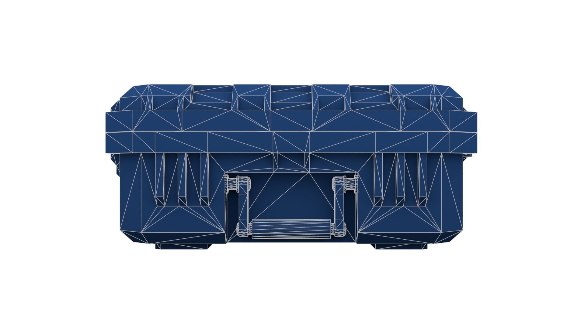 Military Case for Weapons Low-poly 3D model_25