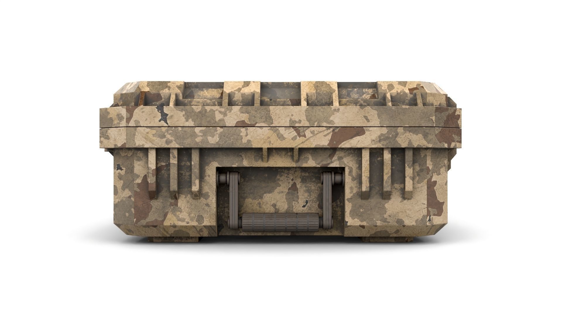 Military Case for Weapons Low-poly 3D model_6