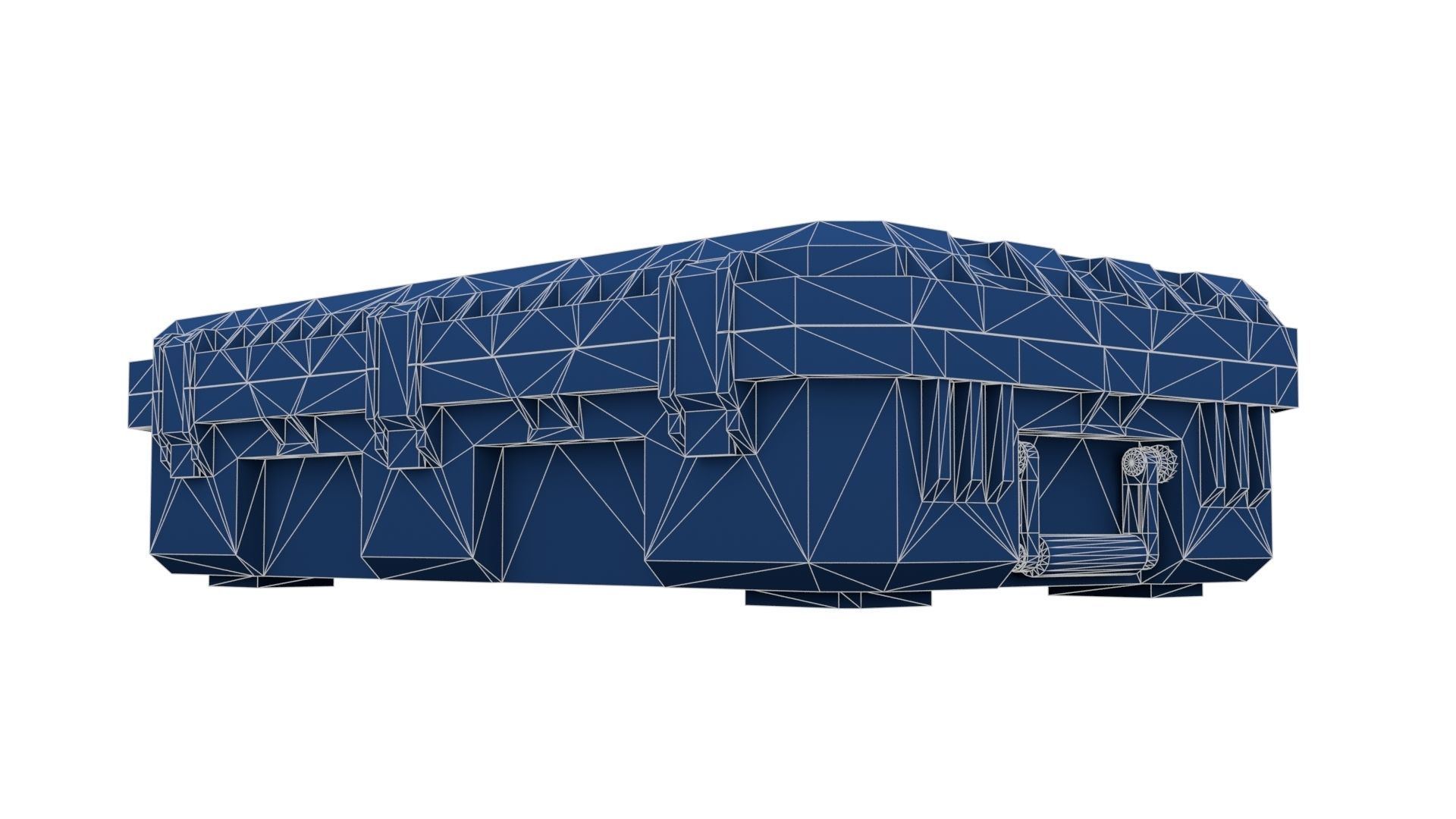 Military Case for Weapons Low-poly 3D model_29