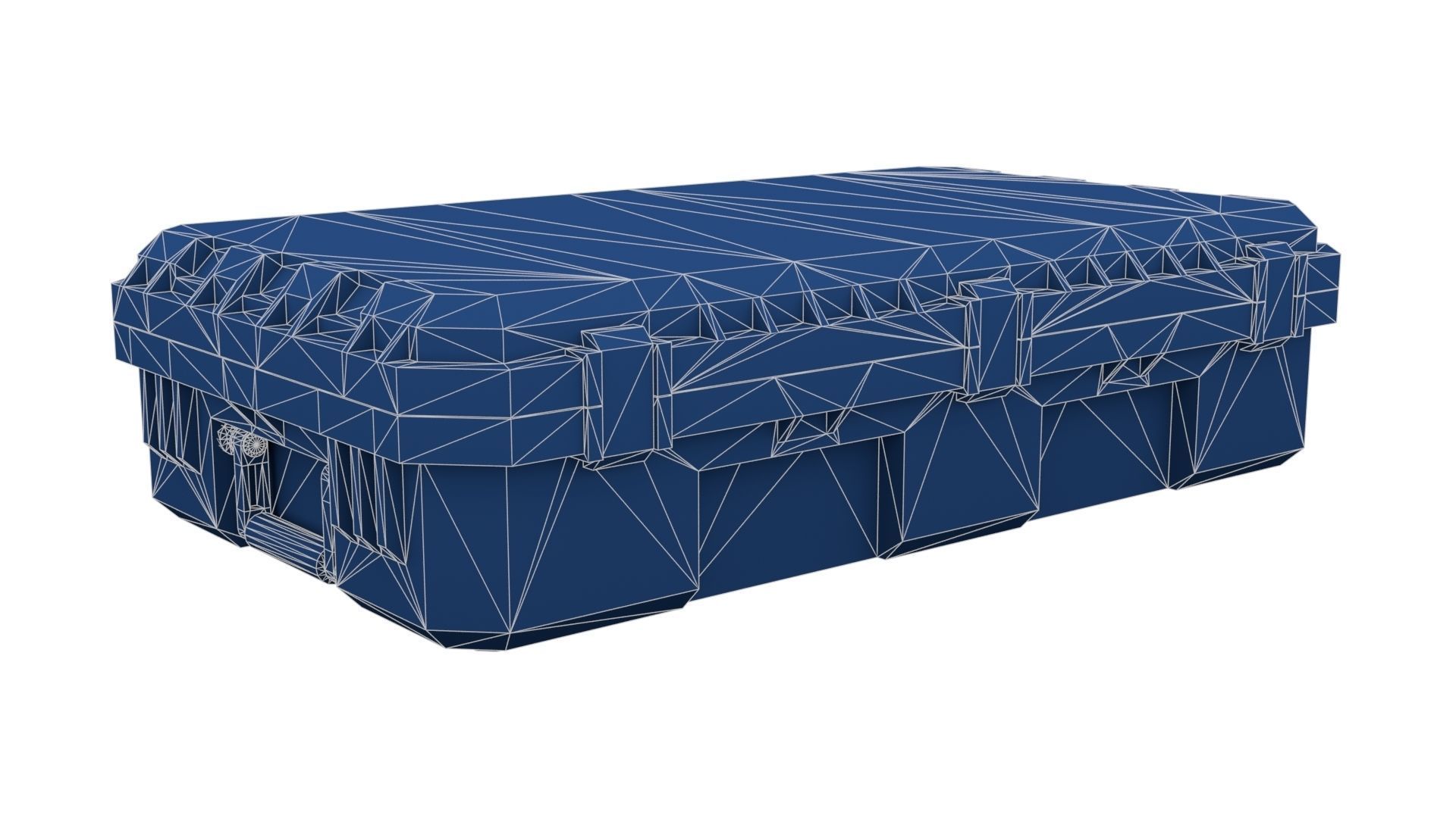 Military Case for Weapons Low-poly 3D model_21