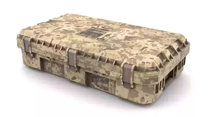 Military Case for Weapons Low-poly 3D model