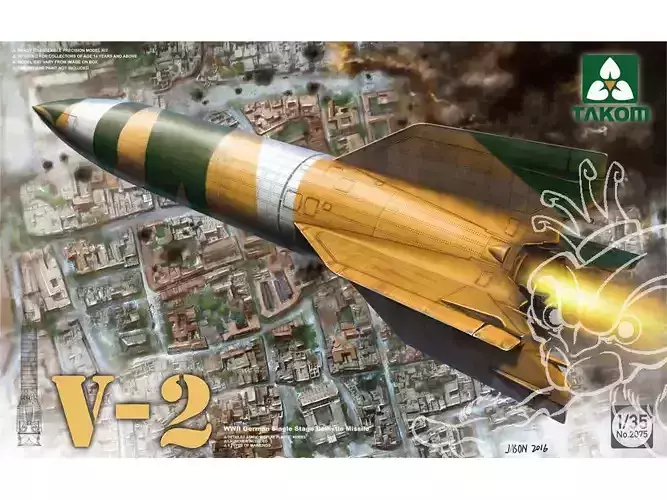 Missile V2 3D print model