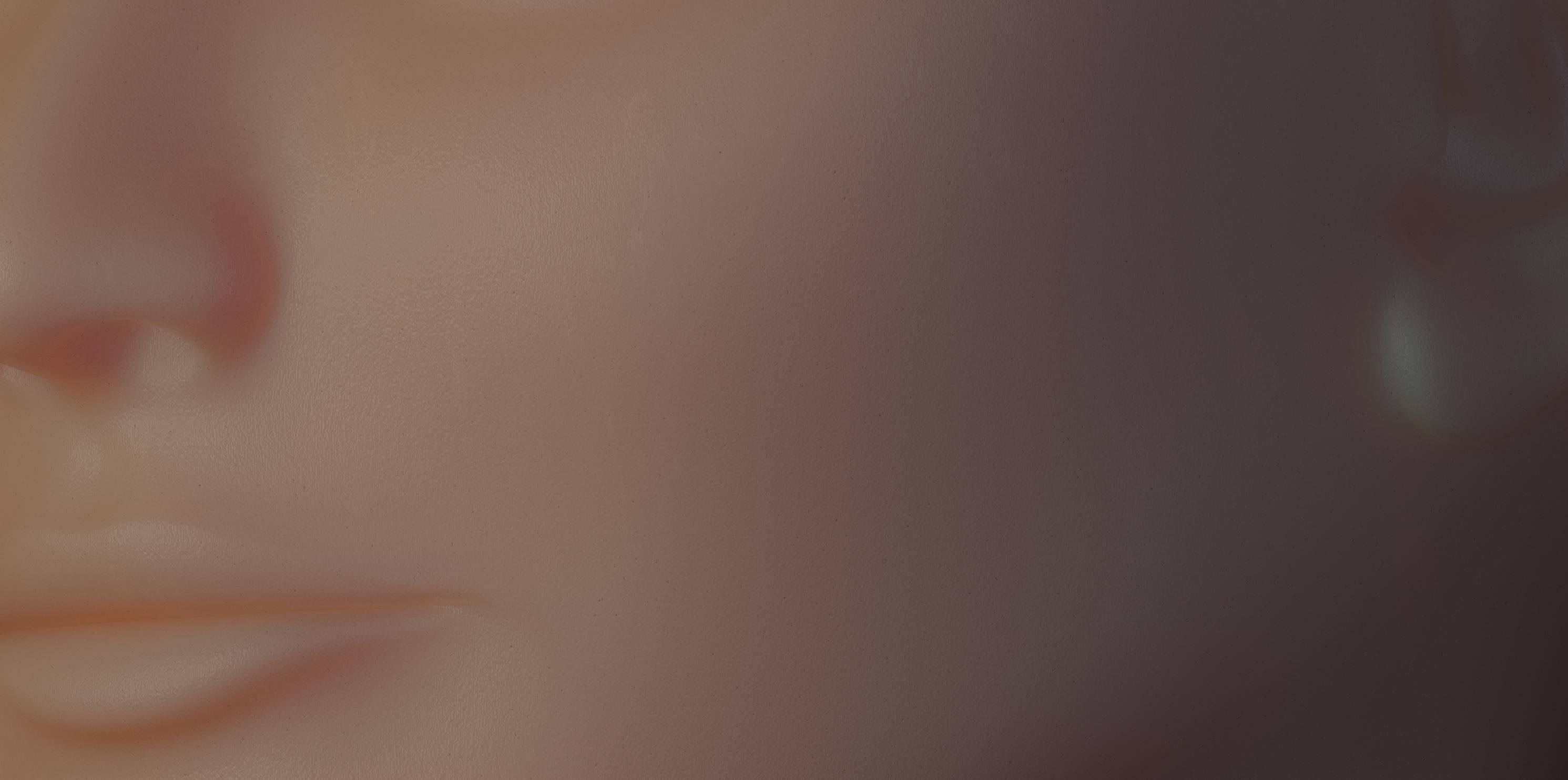 Head Base Mesh and Basic Skin Shader for Eevee 3D model_5