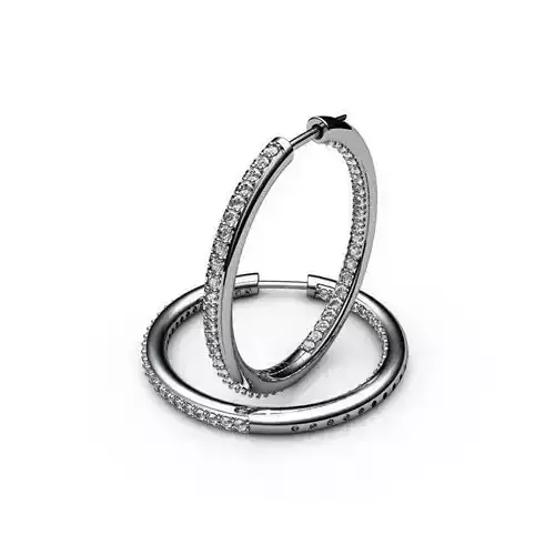 earring hoop earrings with diamonds