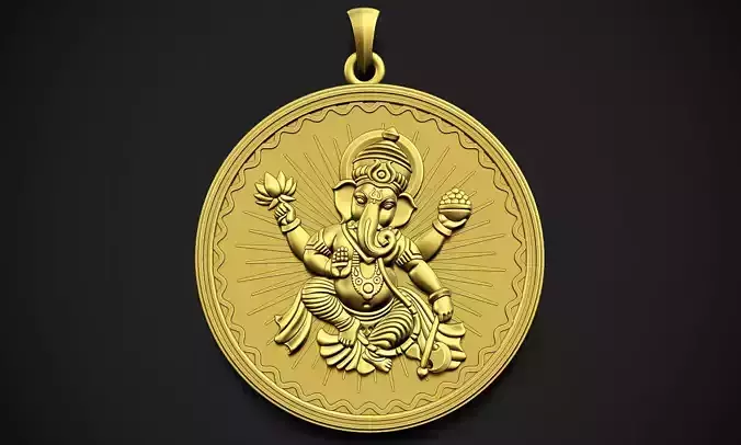 Ganesha Style 2 Pendant