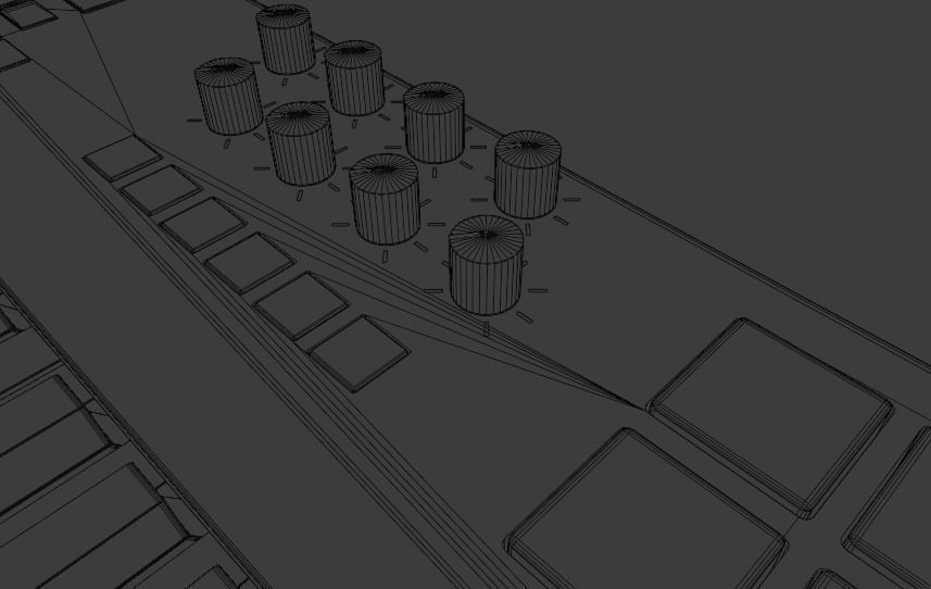 3D model MIDI Keyboard Controller - 88 Key Digital Piano 3D model_20