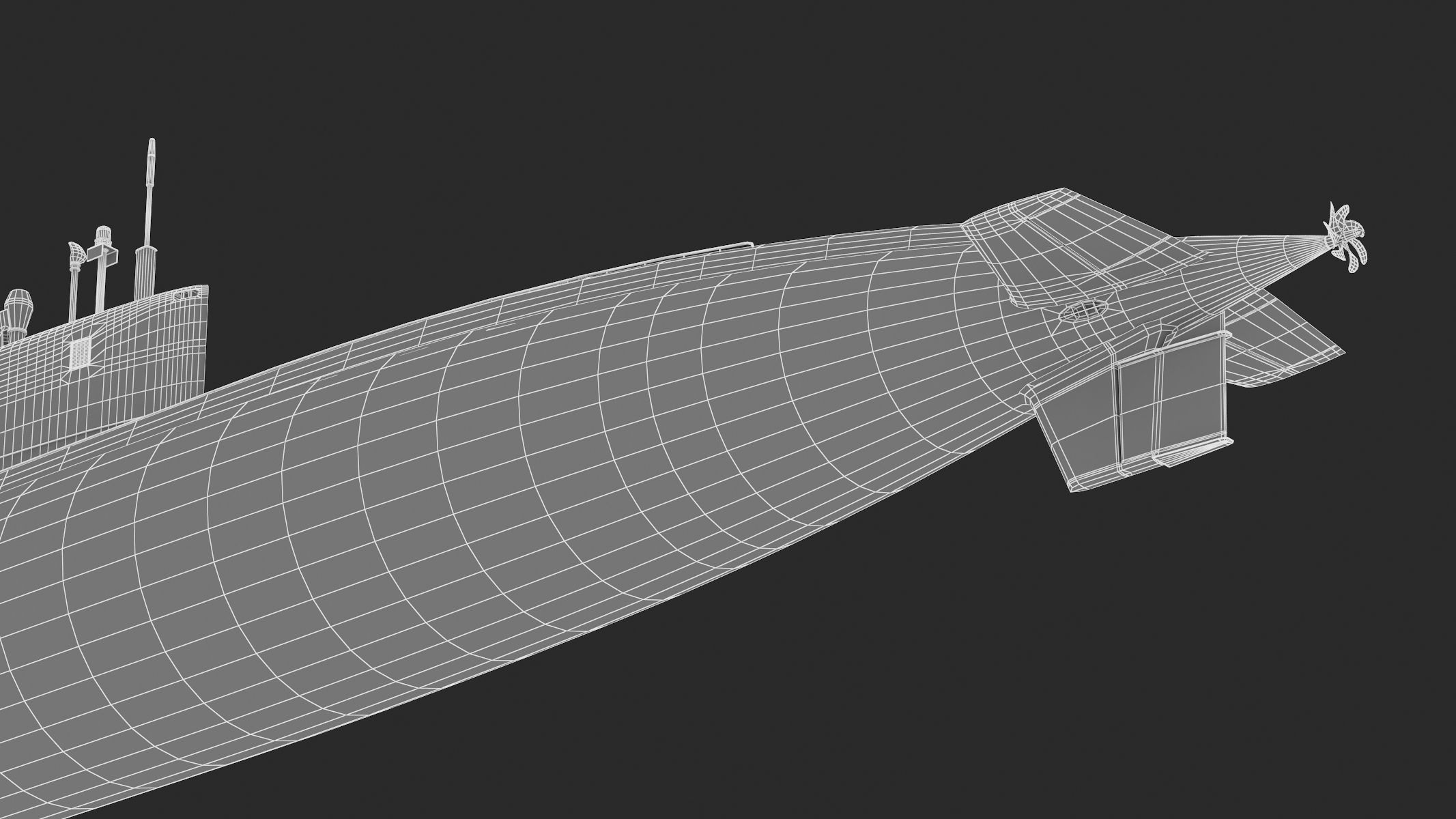 Diesel Electric Submarine Kilo Class Russian 3D model_18