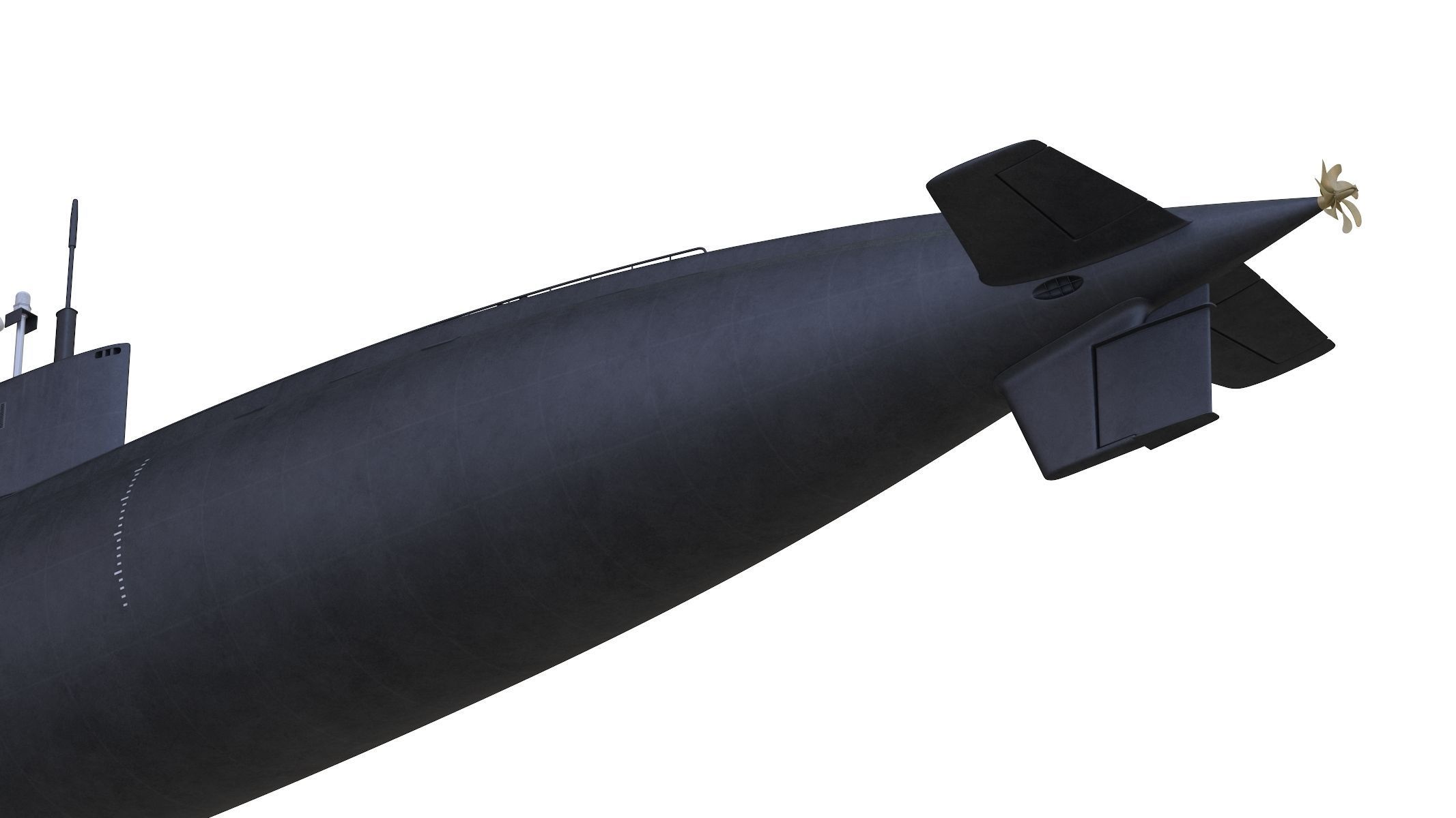 Diesel Electric Submarine Kilo Class Russian 3D model_8