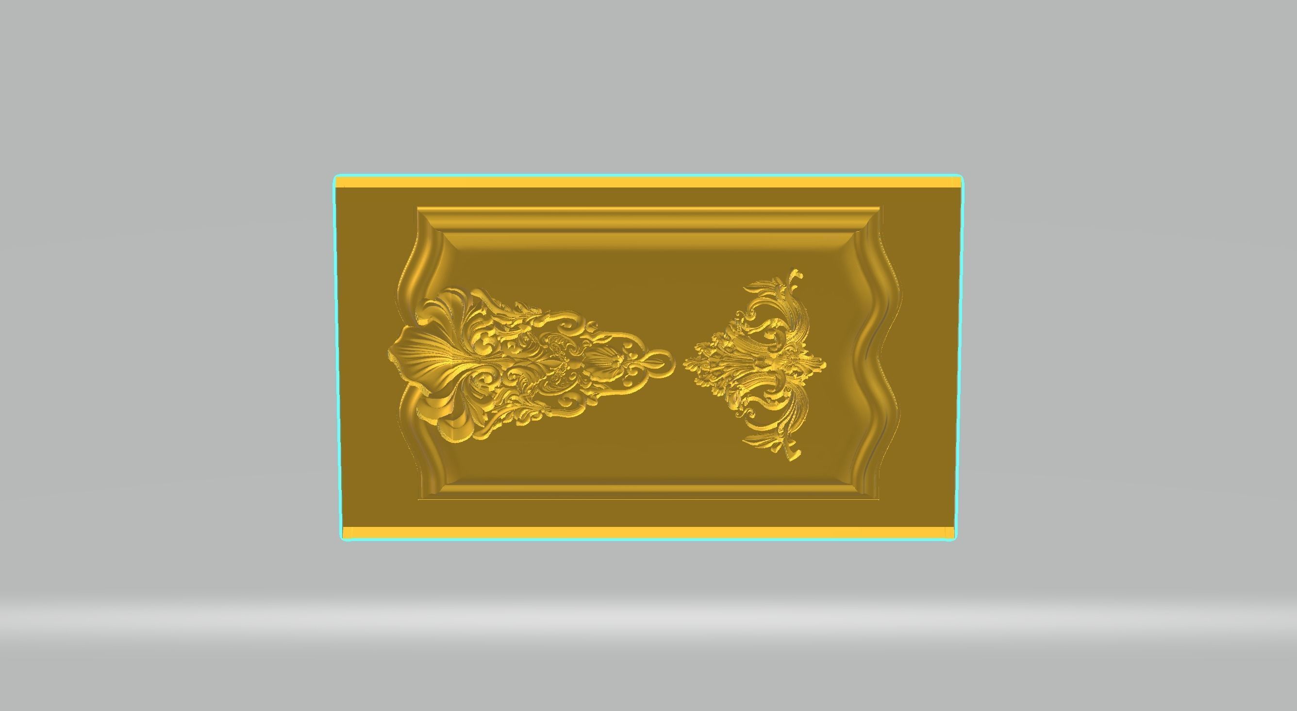 3D for decor and engraving 3D print model_7
