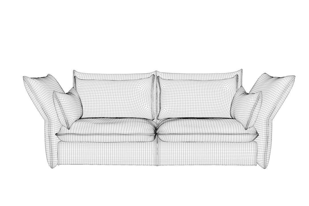 Mariposa Sofa by Vitra 3D model_2