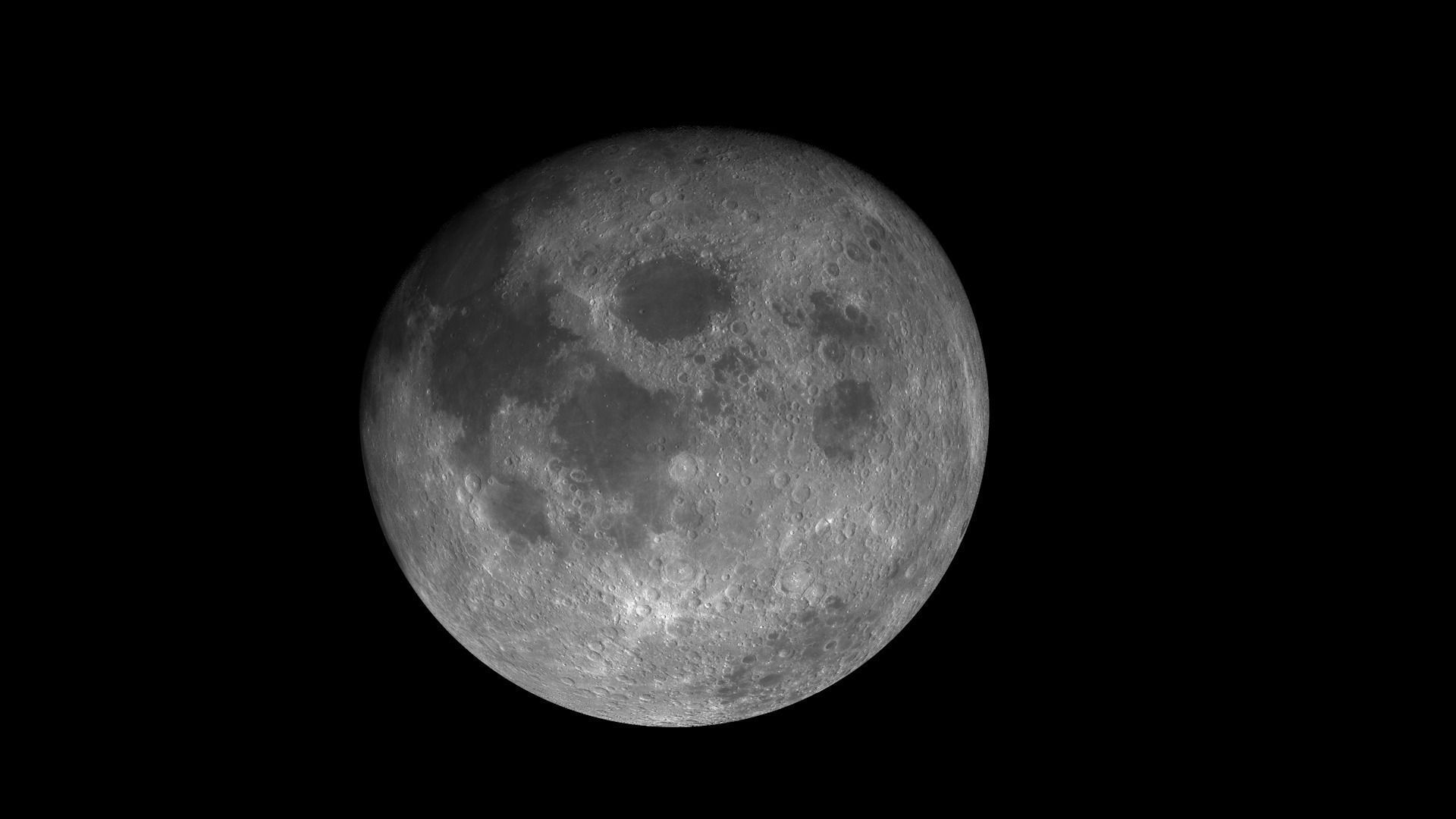 Moon Realistic 11K 3D model_6