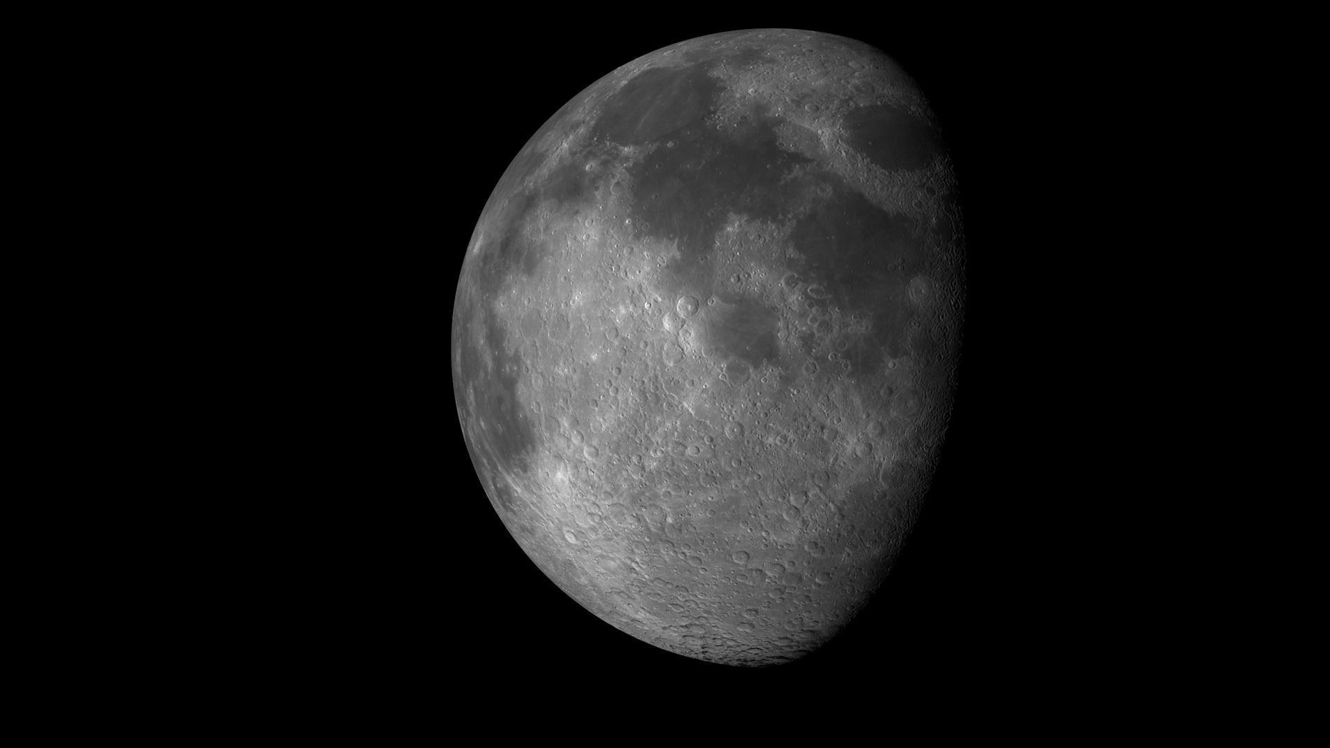 Moon Realistic 11K 3D model_5