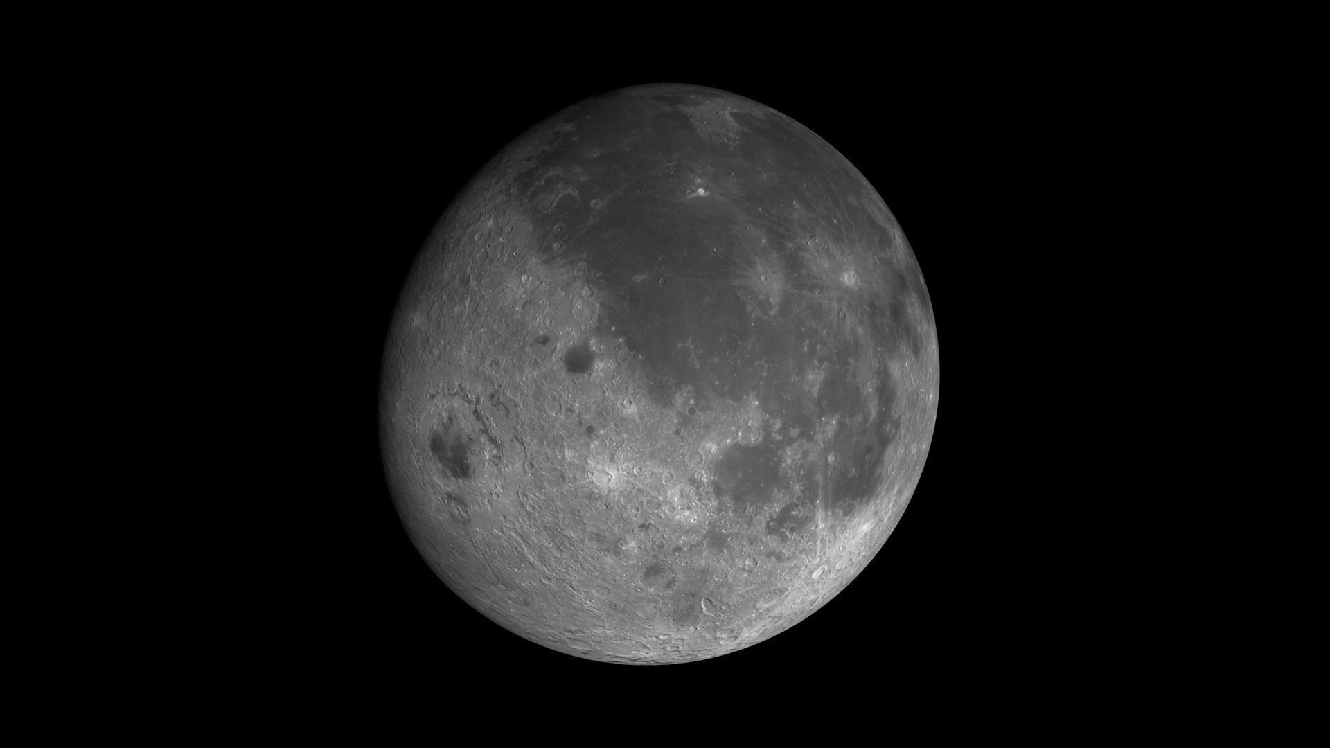 Moon Realistic 11K 3D model_3