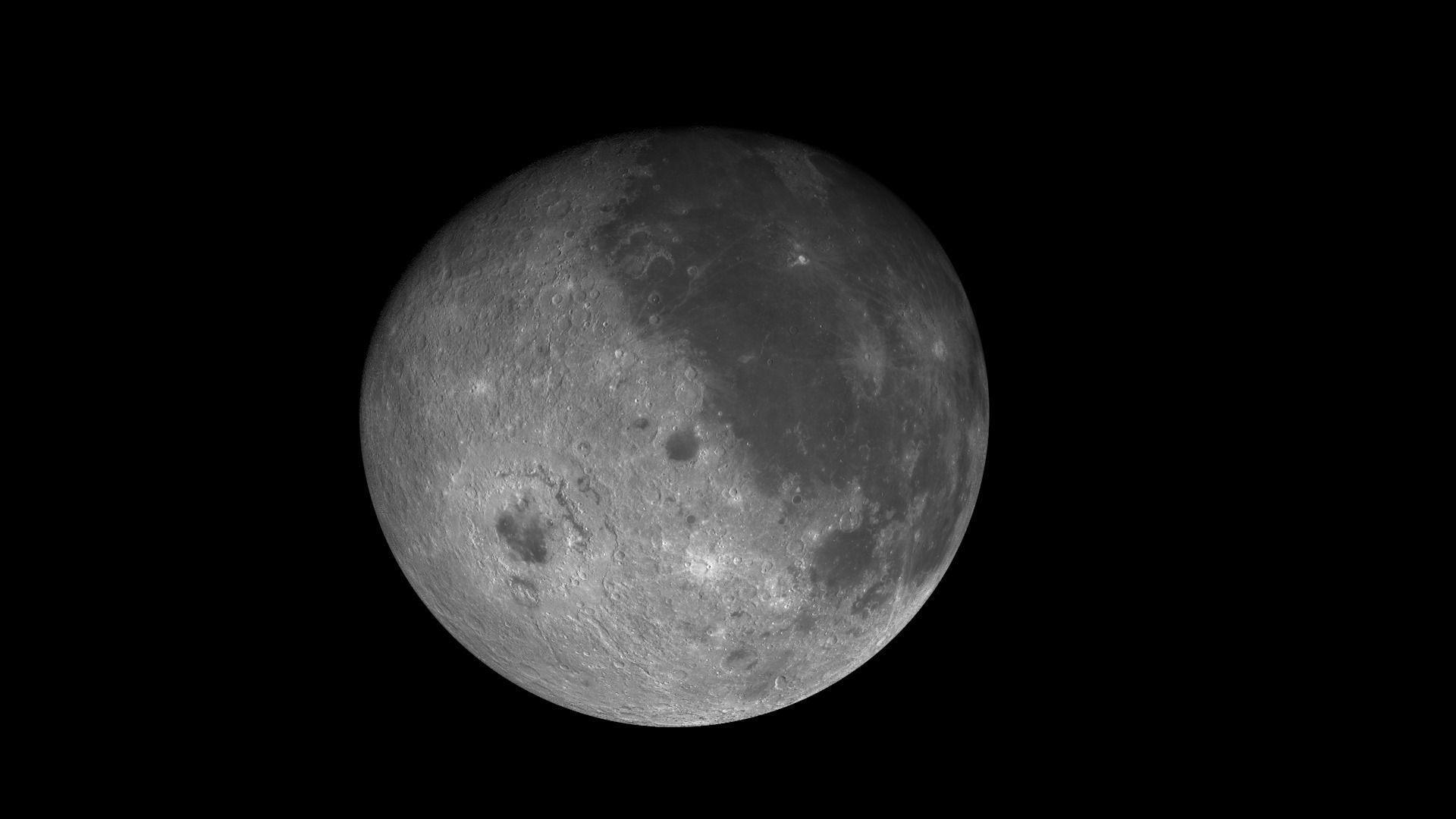 Moon Realistic 11K 3D model_9