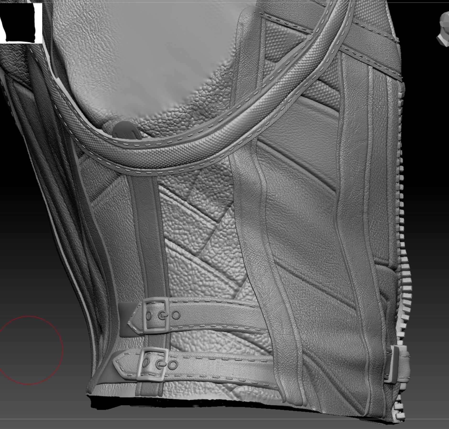 Sephiroth Final Fantasy VII REMAKE HIDEF KEYED 3D print model_7