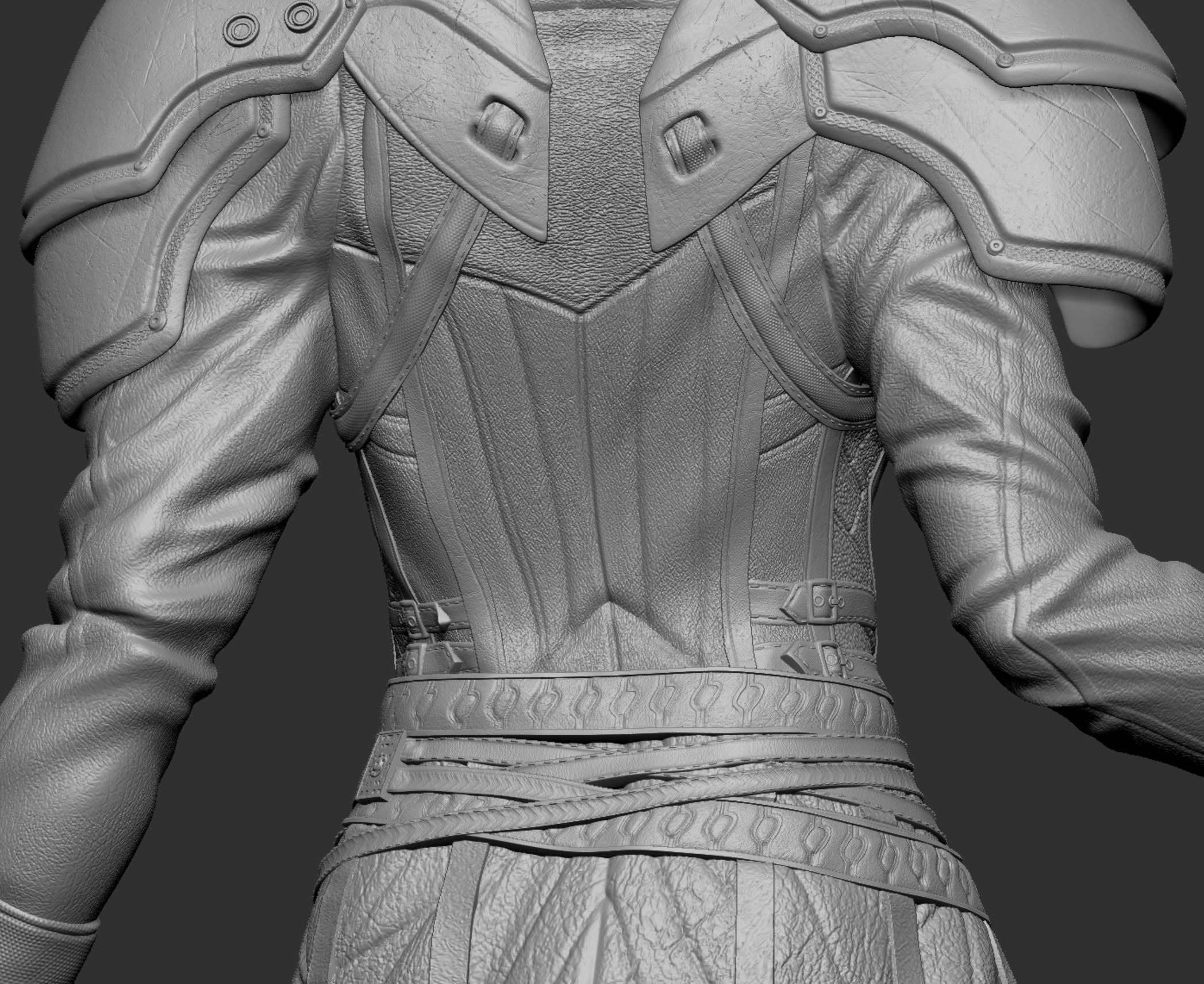 Sephiroth Final Fantasy VII REMAKE HIDEF KEYED 3D print model_14
