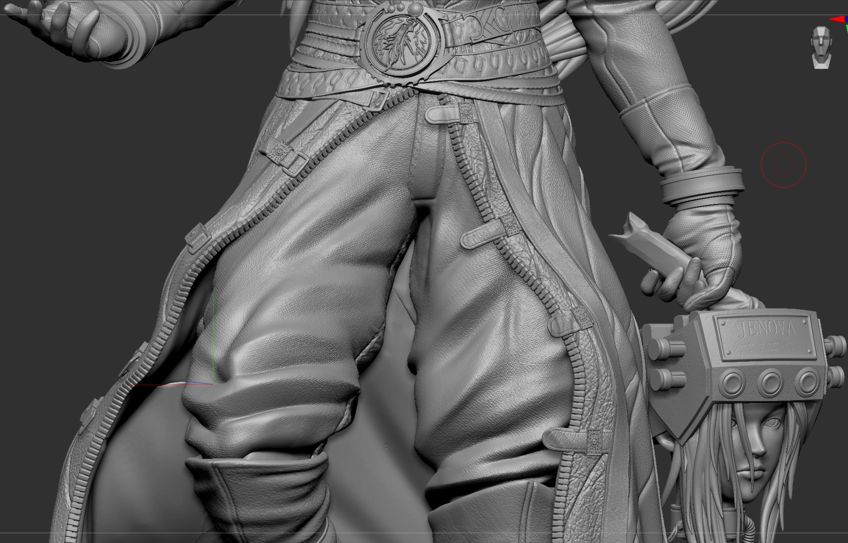Sephiroth Final Fantasy VII REMAKE HIDEF KEYED 3D print model_10