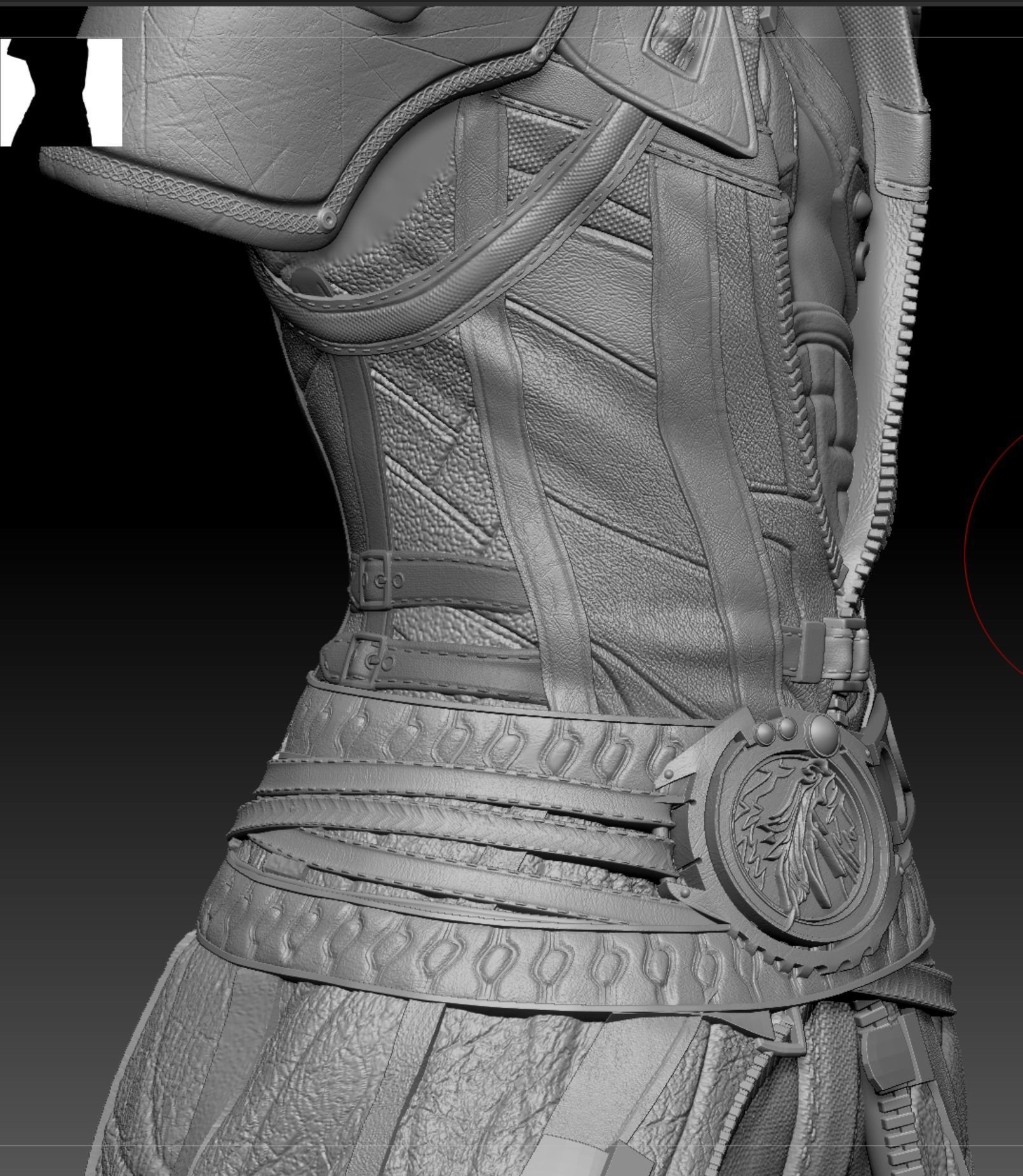 Sephiroth Final Fantasy VII REMAKE HIDEF KEYED 3D print model_6