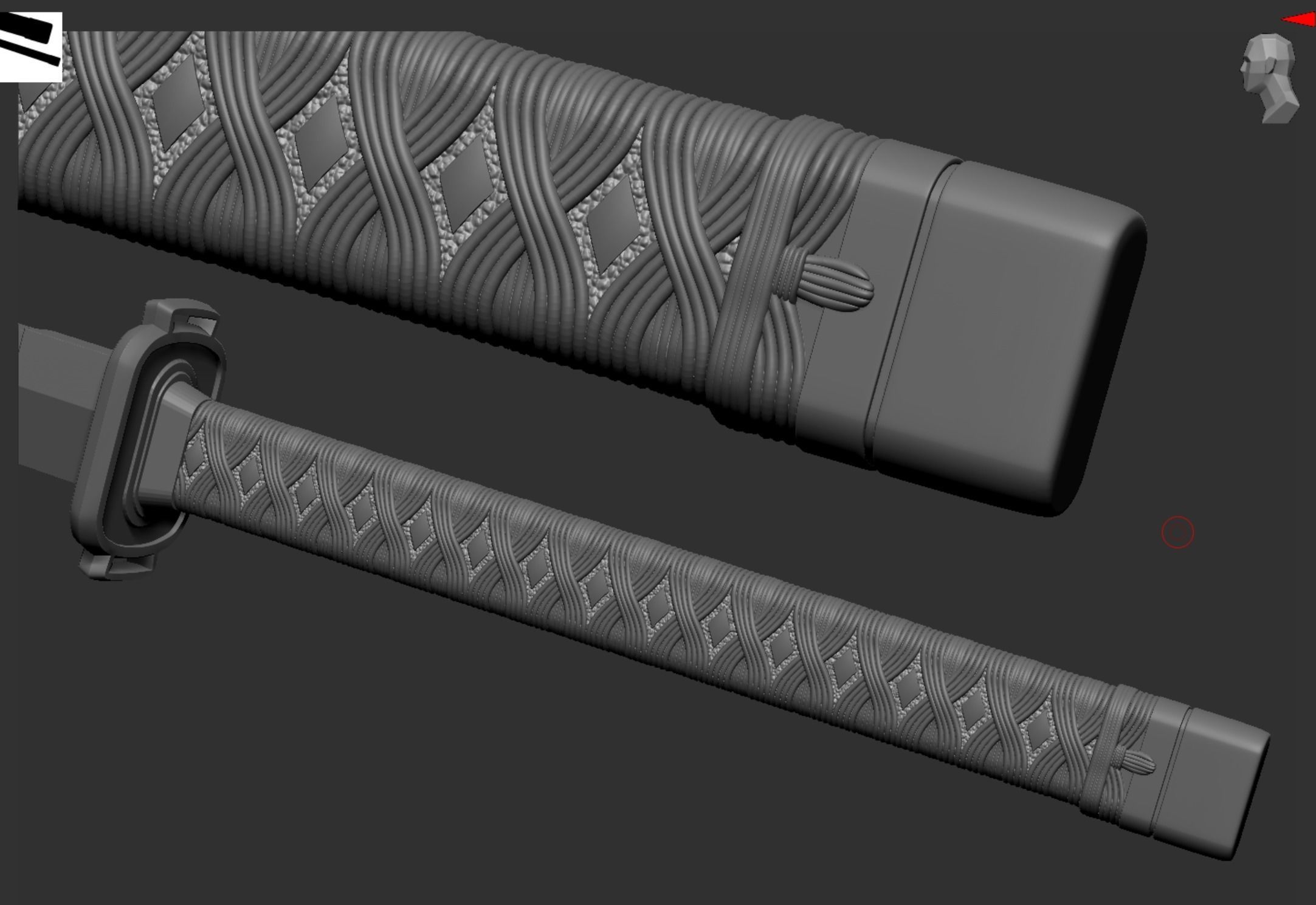 Sephiroth Final Fantasy VII REMAKE HIDEF KEYED 3D print model_19