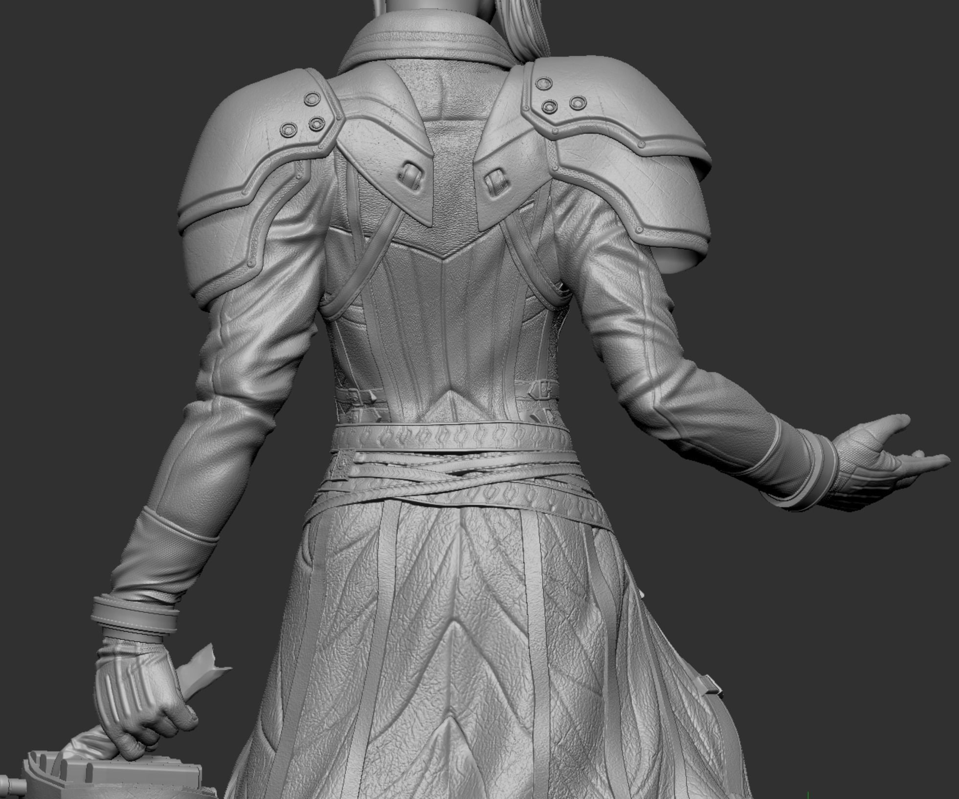 Sephiroth Final Fantasy VII REMAKE HIDEF KEYED 3D print model_13