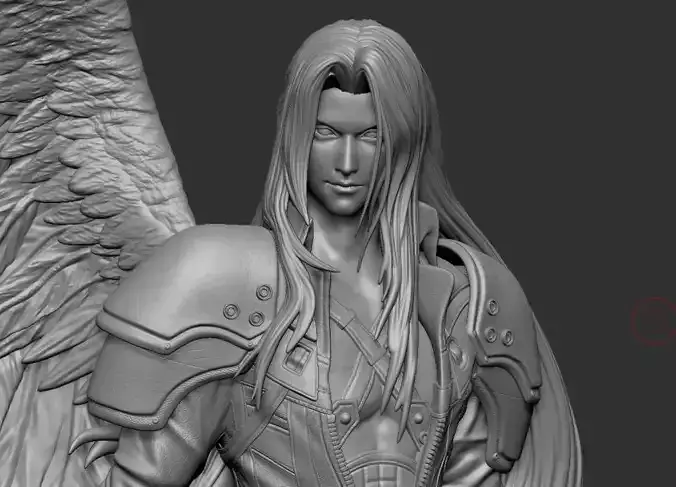 Sephiroth Final Fantasy VII REMAKE HIDEF KEYED 3D print model