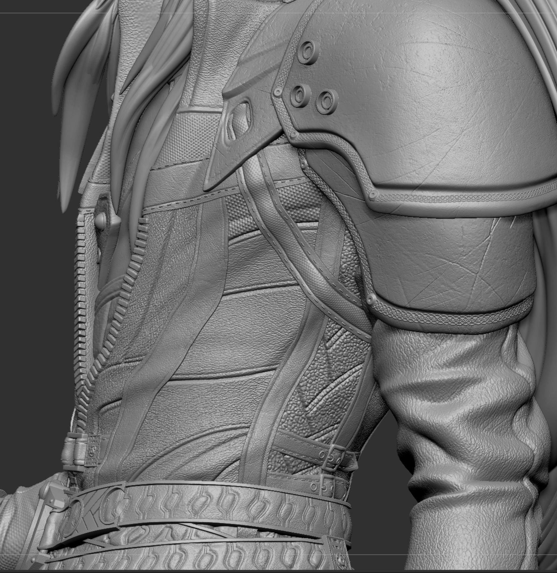 Sephiroth Final Fantasy VII REMAKE HIDEF KEYED 3D print model_5