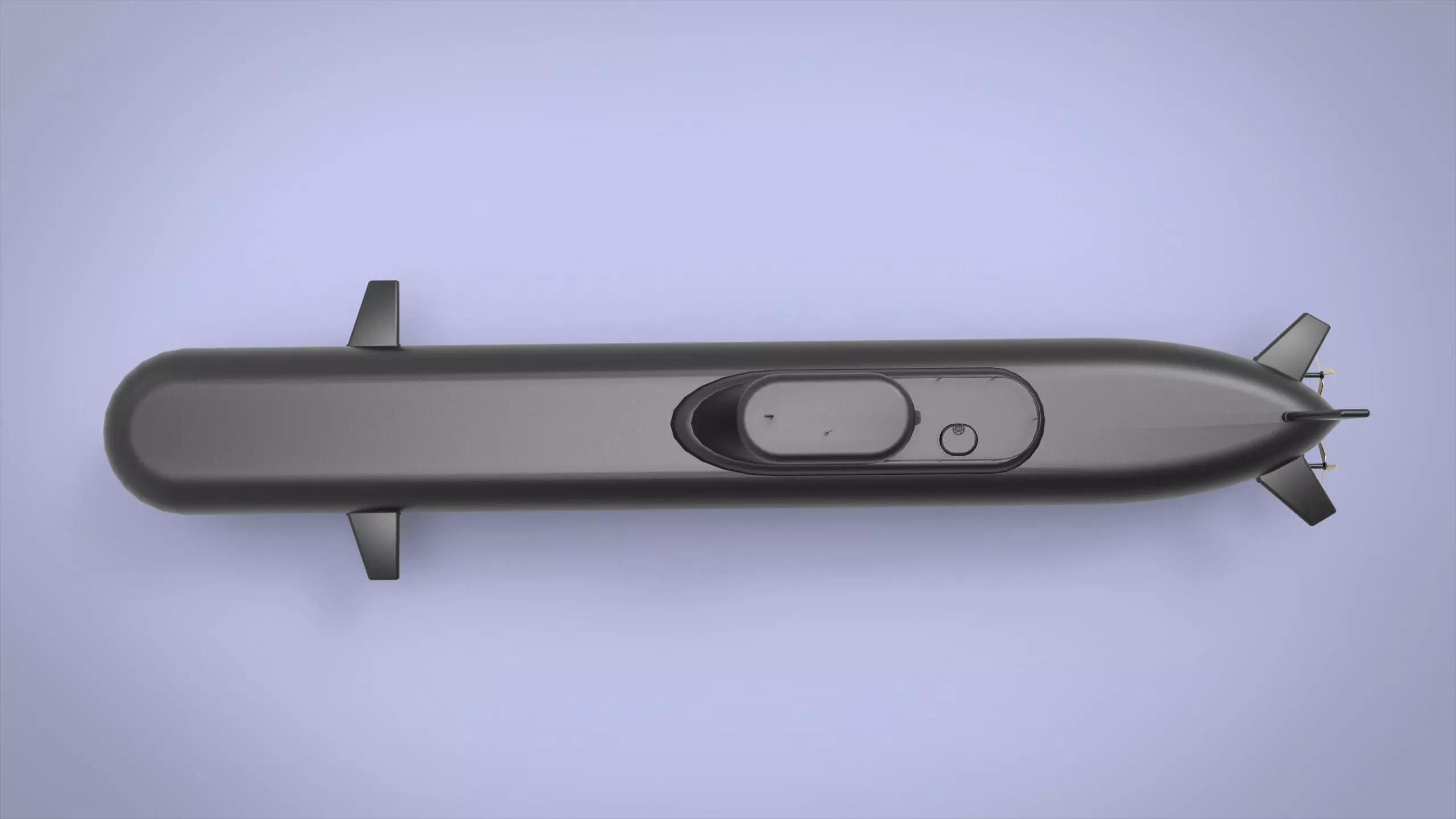 Midget Submarine 3D model_0