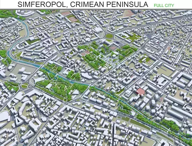 Simferopol Crimean Peninsula 40km