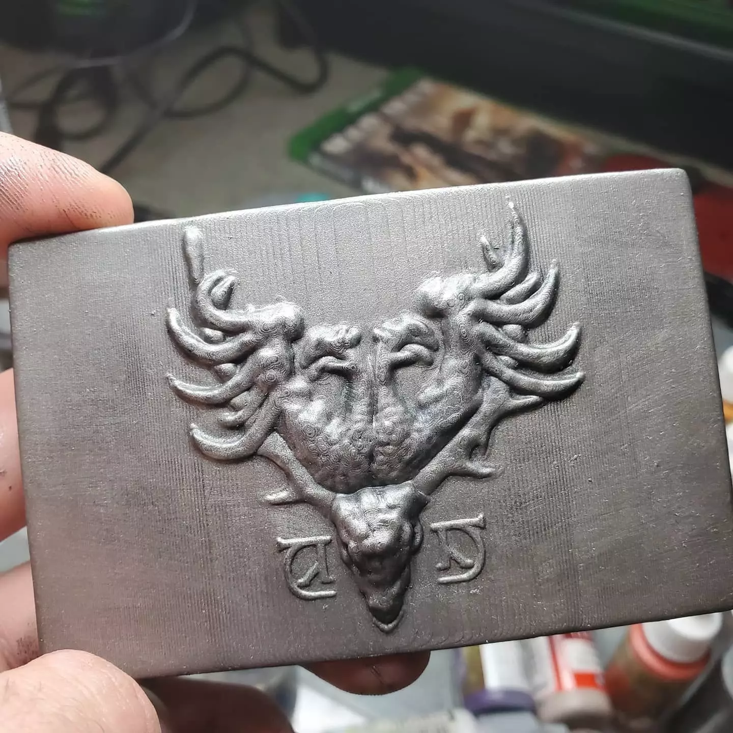 Victor Krum Belt Buckle 3D print model_0