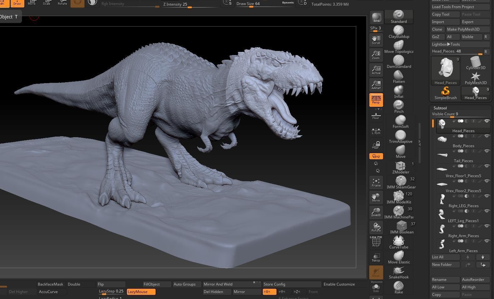 Vrex Aggressive Printable Model 3D print model_3