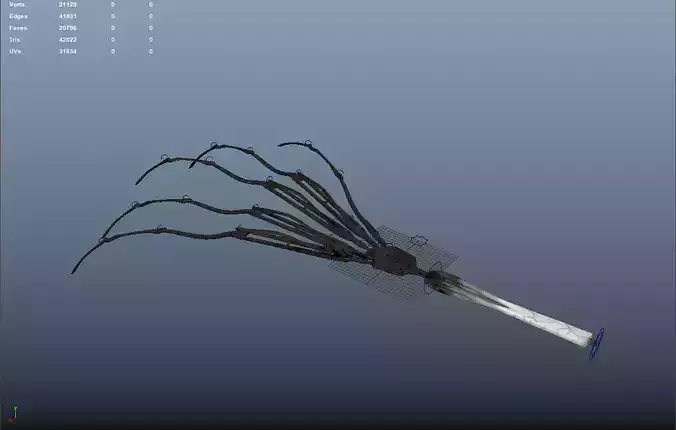 Other Mothers Hand rig 3D model