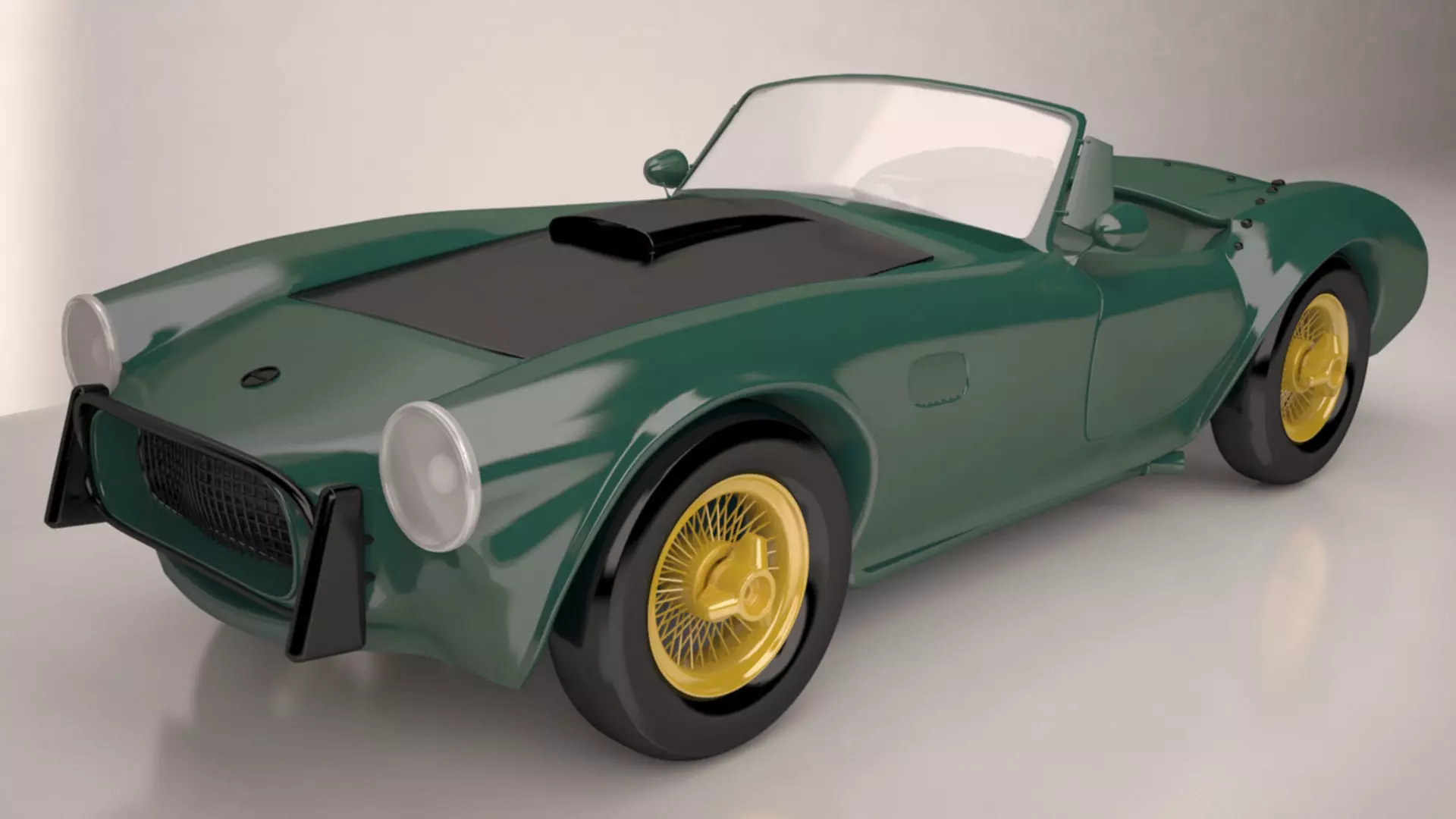 ac cobra vehicle  3D model_0