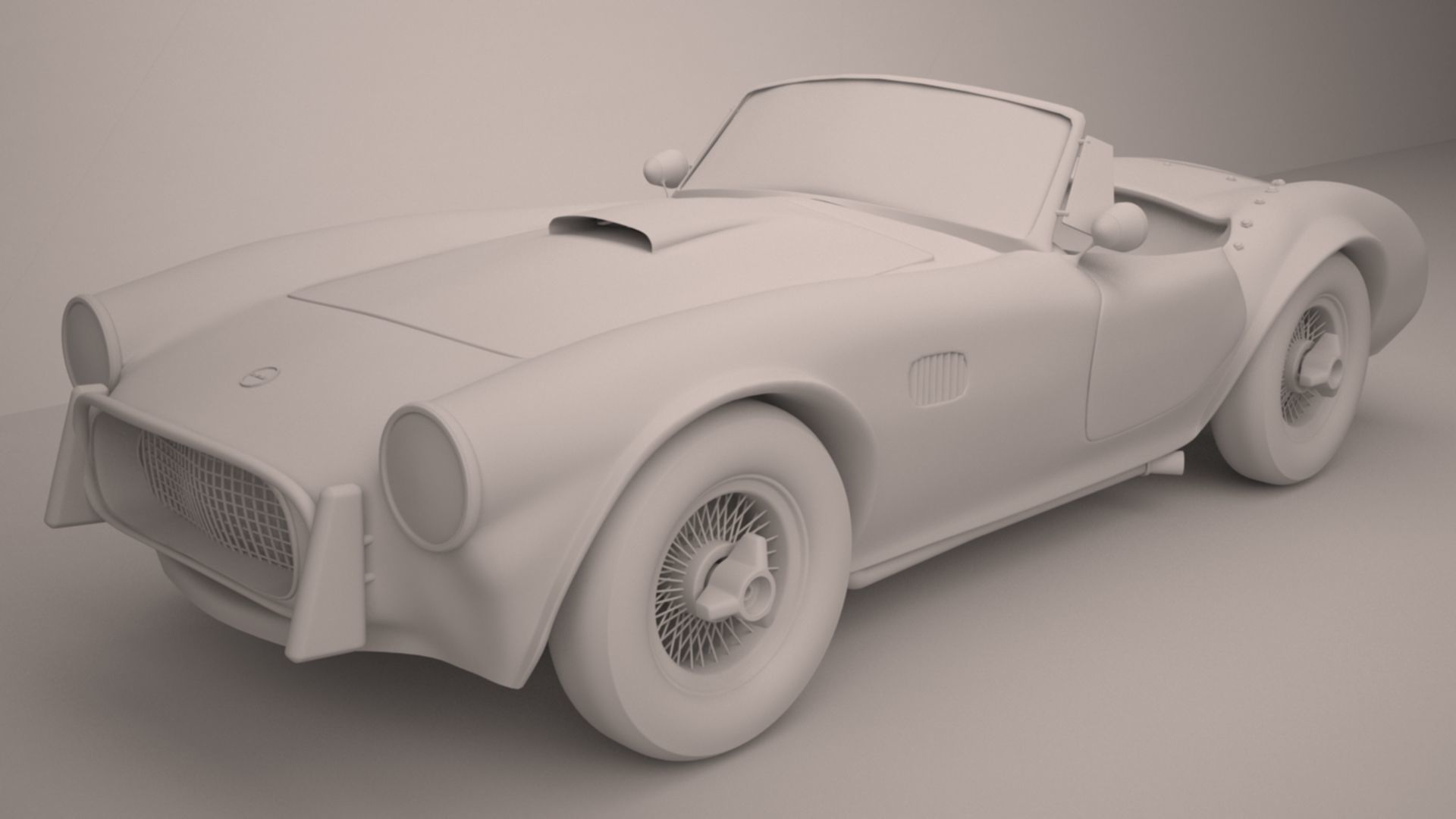 ac cobra vehicle  3D model_2