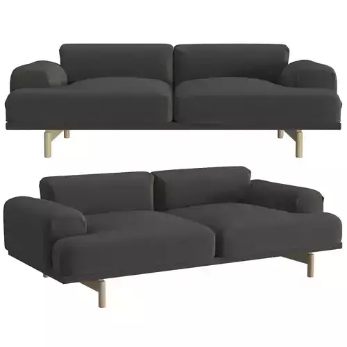 Compose Sofa 2 Seater 3D model